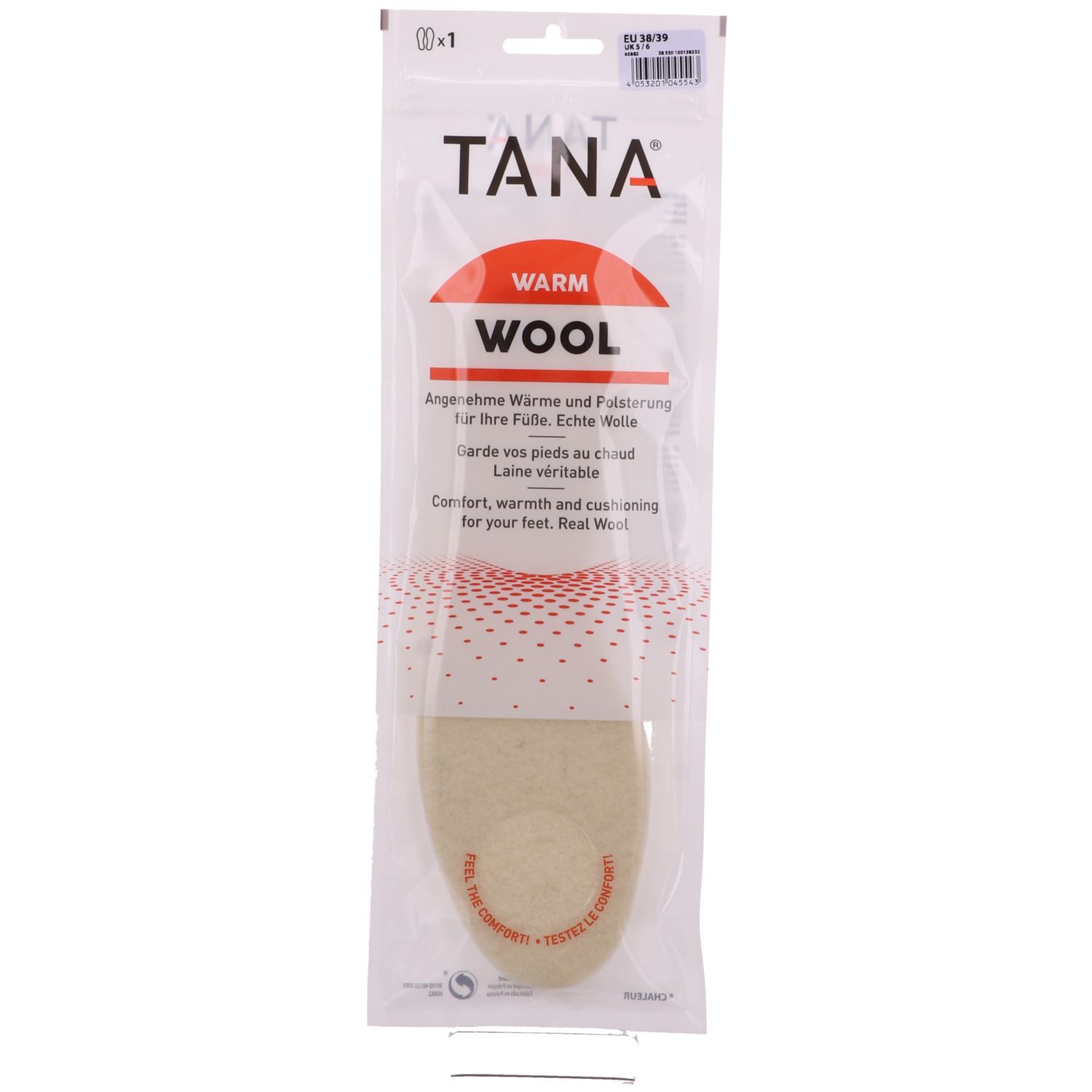 Tana® Wollsohle WOOL